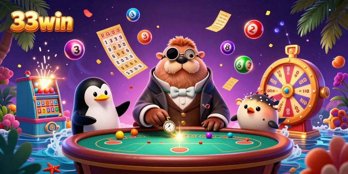 Experience dynamic gambling action at 33win with a jolly walrus and sophisticated dealer.