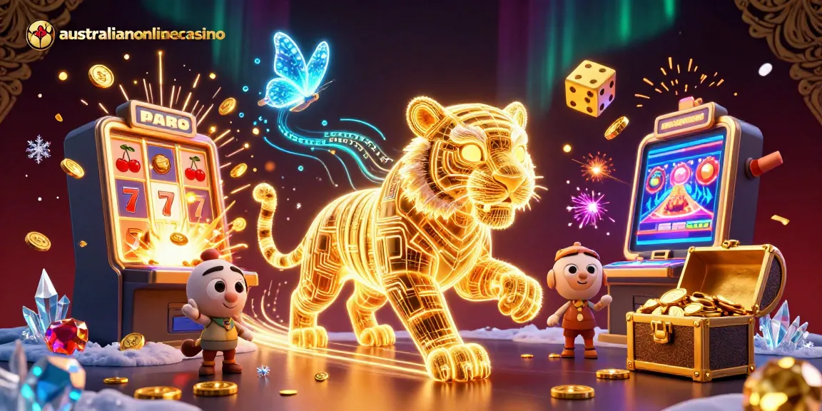 Experience the excitement of australianonlinecasino with vibrant slot games and jackpots in a dynamic scene.