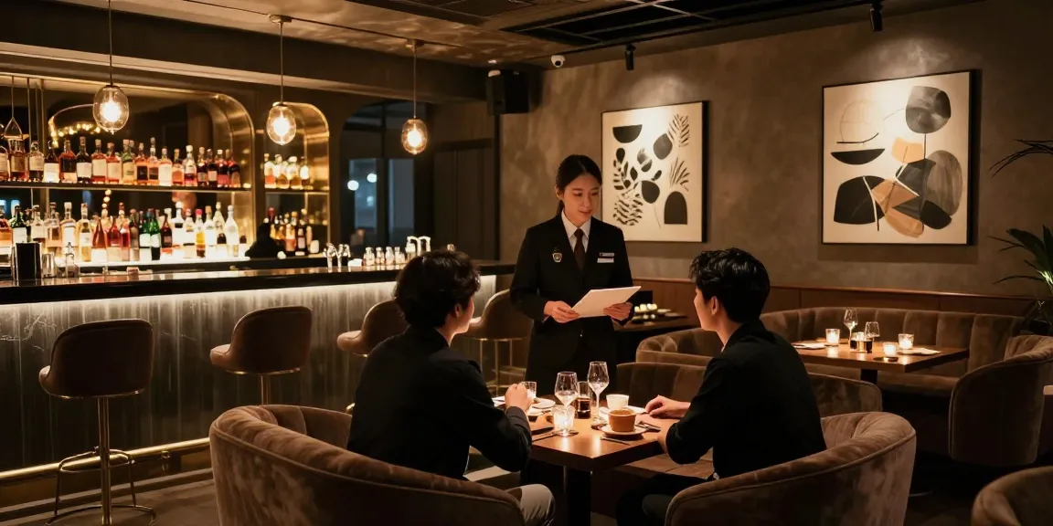 쩜오블랜딩의 고급스러운 인테리어와 고객 맞춤 서비스 모습