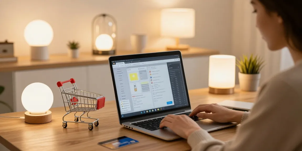 Lustre led lighting showcased in an online shopping environment for buyers looking for great deals.