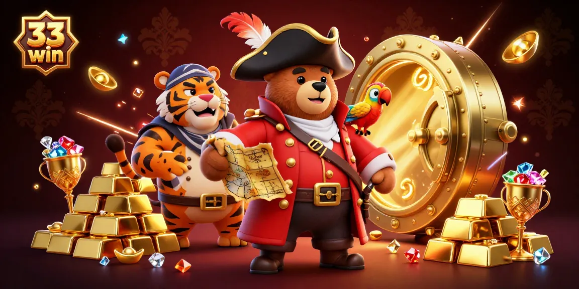 Experience winning thrills at 33 win with this ultra-detailed casino illustration.