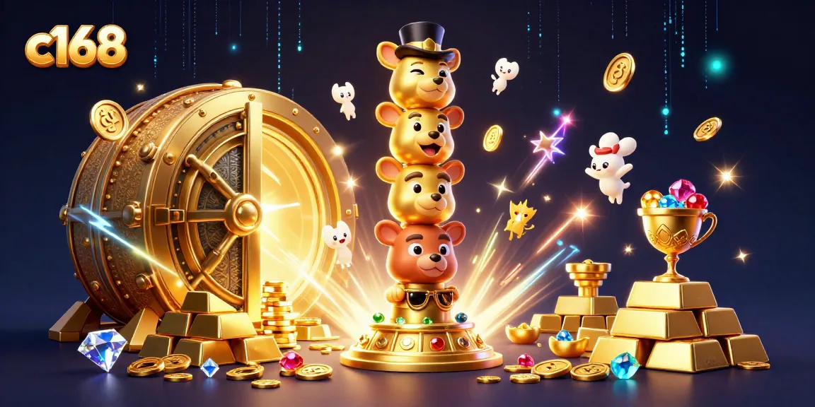 Crown jewel experience at c168 while spinning slots and winning big in an exciting casino setting.